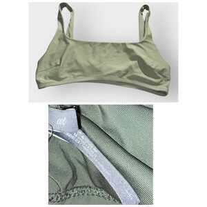 Aerie Women’s Army Green Bikini Top (L)